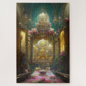 Fantasy Bloemen Kerk - Puzzel Legpuzzel (Verticaal)