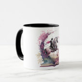 Fantasy Boekenliefhebber Design Mok (Voorkant links)