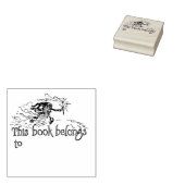 Fantasy boekplaat rubberen stempel – Gepersonalise (Gestempeld)