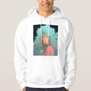 Fantasy Boheemse esthetische anime meisje Hoodie