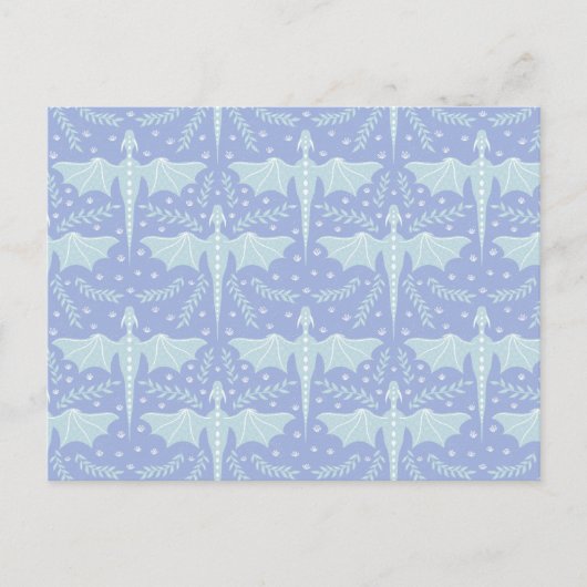 Fantasy Botanical Dragon Briefkaart (Voorkant)