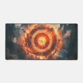 Fantasy Bullseye Symbool Digitale Kunst Bureaumat (Voorkant)