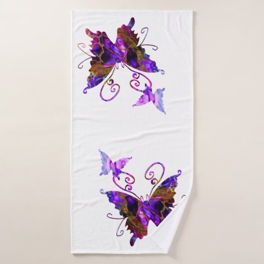 Fantasy Butterflies Badhanddoek (Badhanddoek)