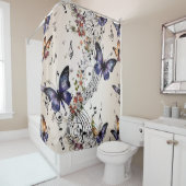 Fantasy Butterfly Douchegordijn (In situ)
