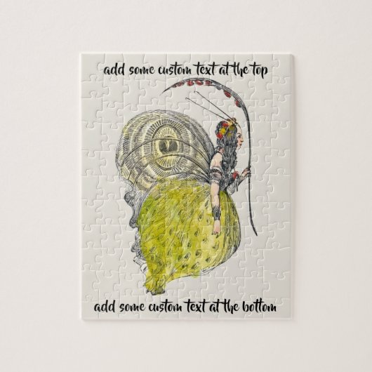  Fantasy Butterfly Fairy met Wings Legpuzzel (Verticaal)