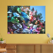 Fantasy Butterfly Girl Sculpture Canvas Afdruk (Insitu (Woonkamer))