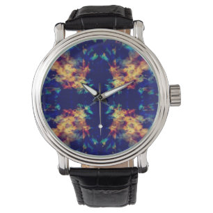 Fantasy caleidoscoop patroon horloge