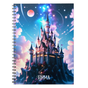 Fantasy Castle Aangepaste naam Notitieboek