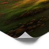 Fantasy Castle Enchanted Fortress Art Poster (Hoek)