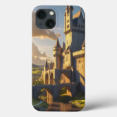 Fantasy Castle iPhone Case - Middeleeuwse kunst (Achterkant)