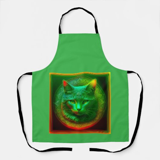 Fantasy Cat voor de Crest Schort (Voorkant)