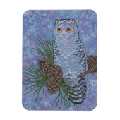 Fantasy Cats Oracle Affirmation - Winter Magneet (Verticaal)