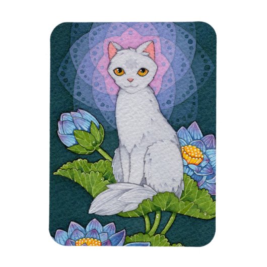 Fantasy Cats Oracle bevestiging - Mindfulness Magneet (Verticaal)