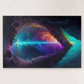 Fantasy Cave Waterfall AI Gegenereerd Legpuzzel (Horizontaal)