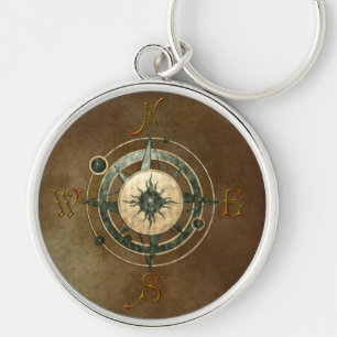 Fantasy Celtic Compass Design Sleutelhanger