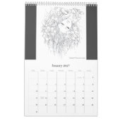 Fantasy Coloring Calendar Kalender (Jan 2027)