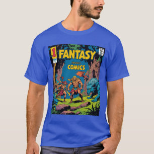 Fantasy Comics: een retro-avontuur T-shirt