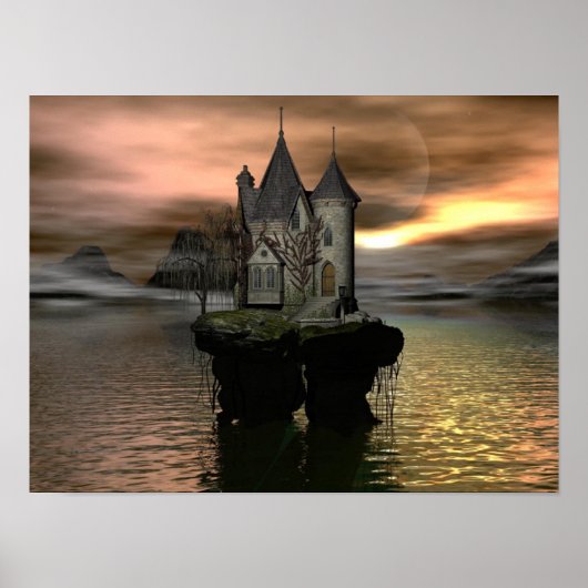 Fantasy Cottage Poster (Voorkant)