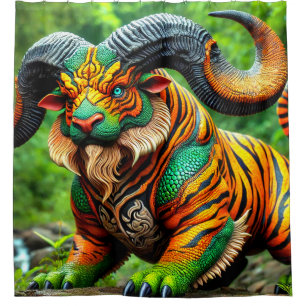 Fantasy Creature Douchegordijn