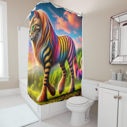Fantasy Creature Douchegordijn (In situ)