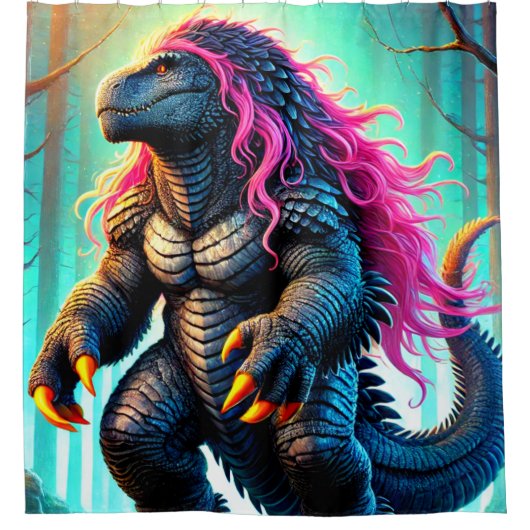 Fantasy Creature Douchegordijn (Voorkant)