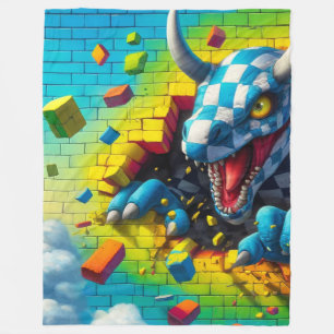 Fantasy Creature Fleece Deken