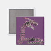Fantasy Creature Pink Paars Magneet (Voorkant / Achterkant)