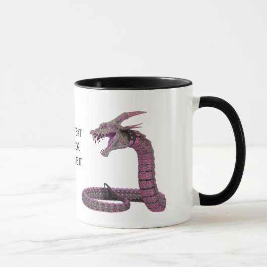 Fantasy Creature Pink Paars Mok (Rechts)