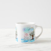 Fantasy Crystal Horse Carriage Espresso Kop (Rechts)