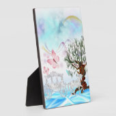 Fantasy Crystal Horse Carriage Fotoplaat (Zijkant)