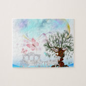 Fantasy Crystal Horse Carriage Legpuzzel (Horizontaal)