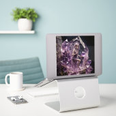 Fantasy Crystals Amethyst Fairy Sticker (Laptop op bureau)