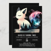 Fantasy Custom Cat Verjaardag Kaart (Voorkant / Achterkant)