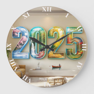 Fantasy Cute 2025 Vier Nummers Grote Klok