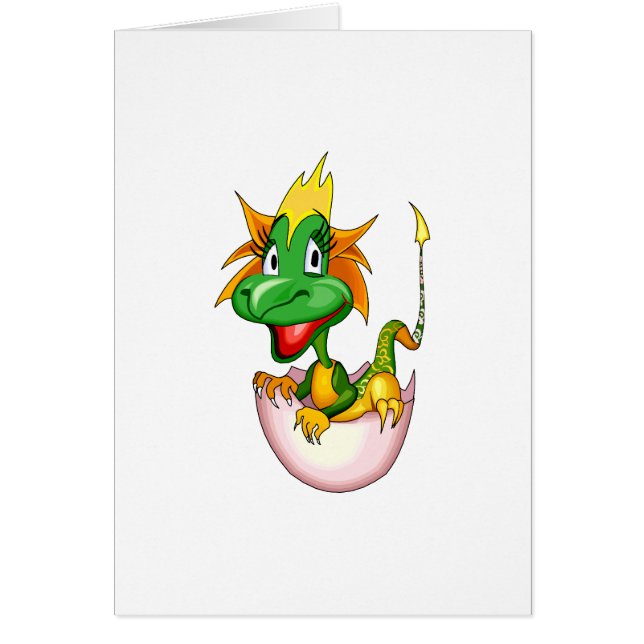 Fantasy Cute Baby Dragon (Voorkant)