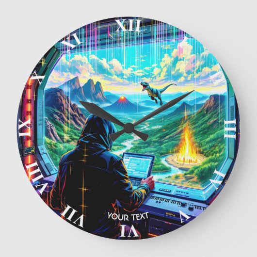 Fantasy Cute Fantastic Run Park Grote Klok (Voorkant)