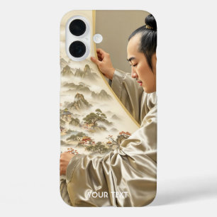 Fantasy Cute Japans Schilder Landschap iPhone 16 Plus Hoesje