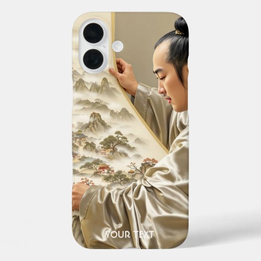 Fantasy Cute Japans Schilder Landschap Case-Mate iPhone Case (Achterkant)
