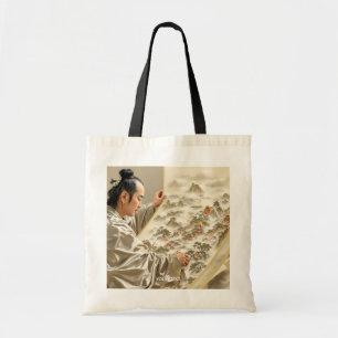 Fantasy Cute Japans Schilder Landschap Tote Bag