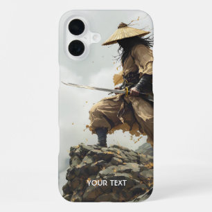 Fantasy Cute Katana Samurai Wolken iPhone 16 Plus Hoesje