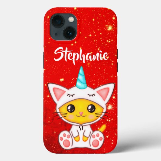 Fantasy Cute Kittycorn Case-Mate iPhone Case (Achterkant)
