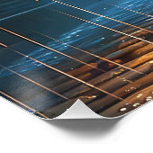 Fantasy Cute Night Racoon Detective Perfect Poster (Hoek)