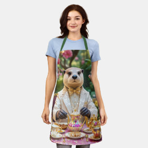 Fantasy Cute Otter Theepartij Schort