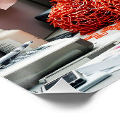 Fantasy Cute Paper Clip Bear Perfect Poster (Hoek)