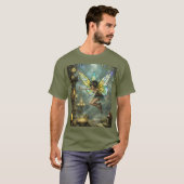 Fantasy Cute Pixie Vlindervleugels T-shirt (Voorkant volledig)