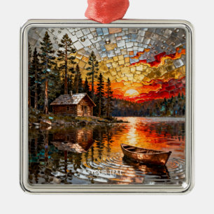Fantasy Cute Reliëf Metaal Landschap Metalen Ornament