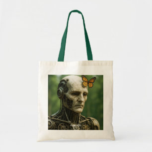 Fantasy Cute Surrealisme Vlinder Gezicht Tote Bag