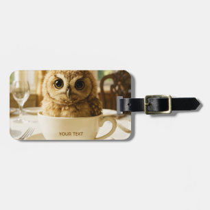 Fantasy Cute Thee Uil Baby Bagagelabel