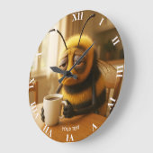 Fantasy Cute Very Tired Bee Grote Klok (Hoek)