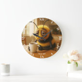 Fantasy Cute Very Tired Bee Grote Klok (Huis)